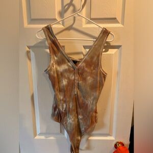 Wild fable, tie-dye bodysuit